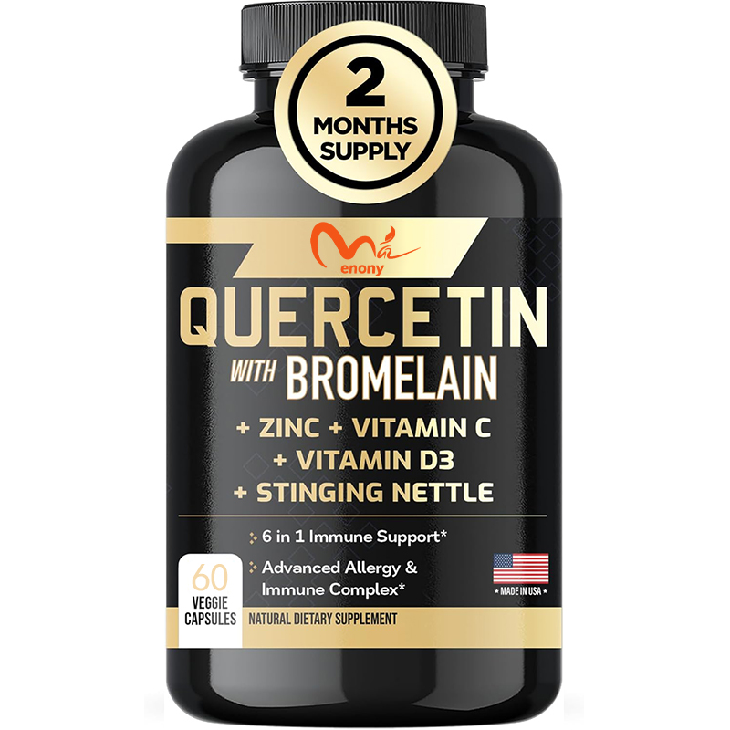 퀘르세틴에는 비타민 C와 아연, 그리고 브로멜라인이 함 - Wellness Quercetin 리뷰 및 가격