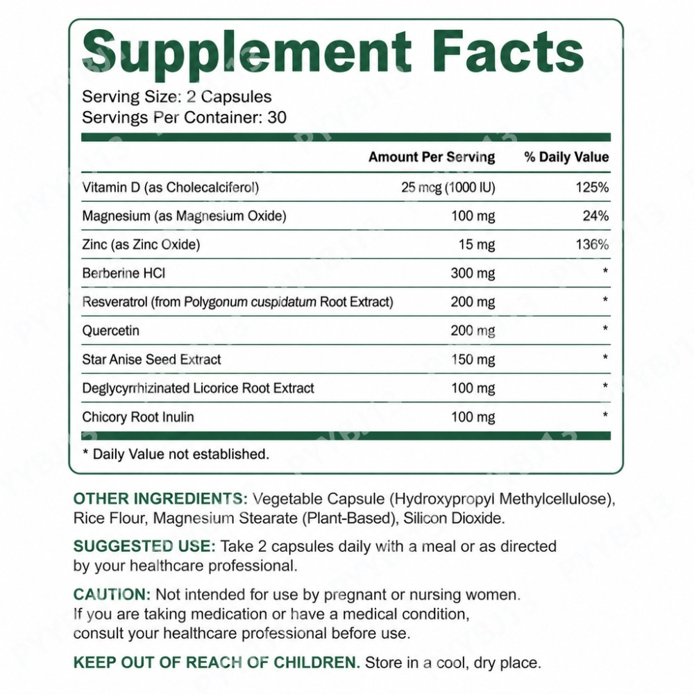 닥트티트 소화기 건강 보조 식품 캡슐, 베르베린 HCL - Wellness Quercetin 리뷰 및 가격