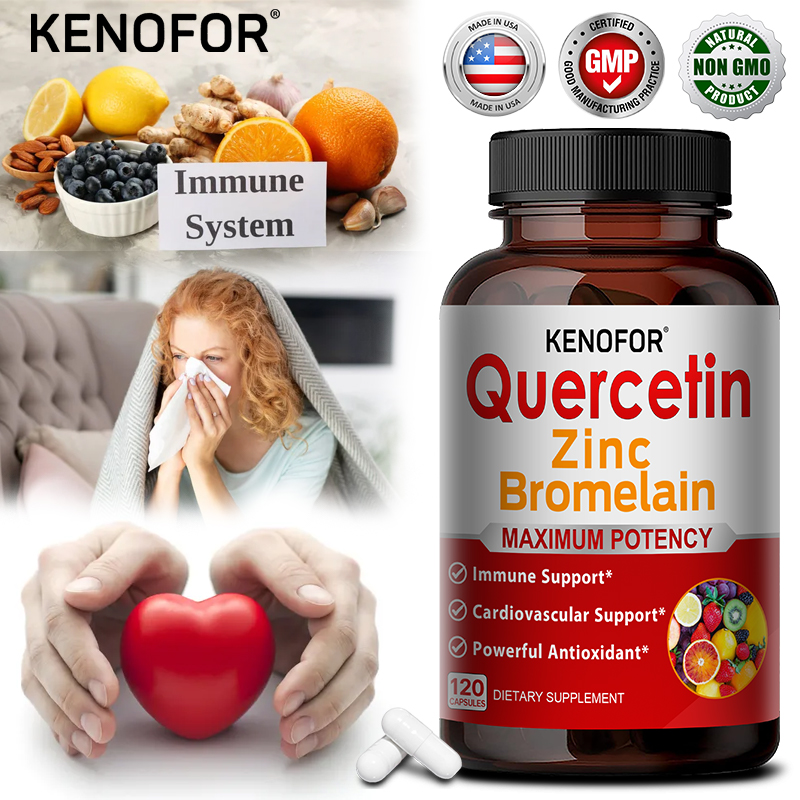 아연 퀘르세틴 브로멜라인 캡슐, 바이오플라보노이드 복합 - Wellness Quercetin 리뷰 및 가격